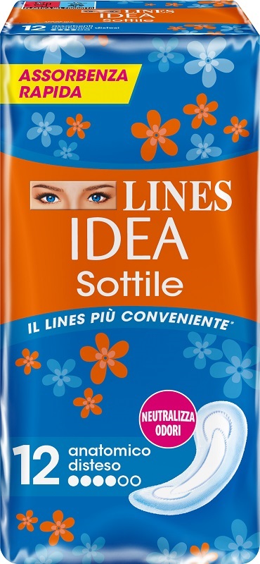 LINES IDEA SOTTILI ANATOMICI 12 PEZZI - Antica Farmacia Ferrari