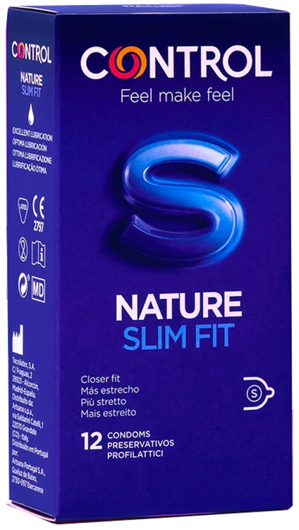 PROFILATTICO CONTROL NATURE SLIM FIT 12 PEZZI EN-SP-IT-PT - Oltrefarma