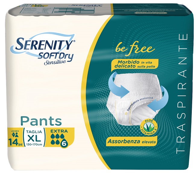 SERENITY PANTS SD SENSITIVE EXTRA XL 14 PEZZI - Antica Farmacia Ferrari