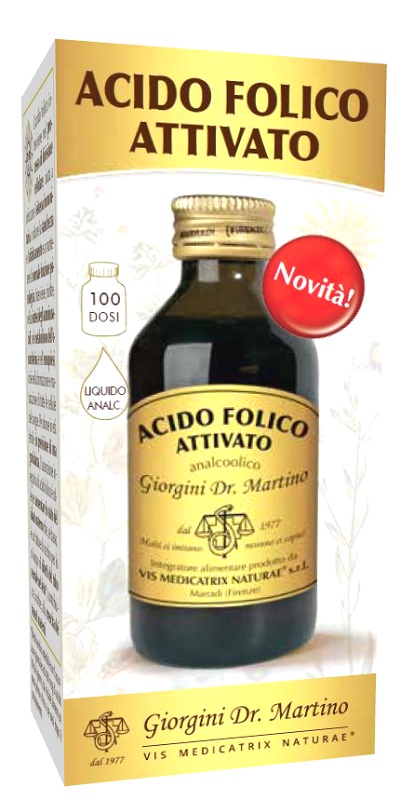 ACIDO FOLICO ATTIVATO LIQUIDO ANALCOLICO 100 ML - Oltrefarma