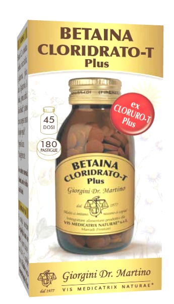 BETAINA CLORIDRATO-T PLUS 180 PASTIGLIE - Antica Farmacia Ferrari