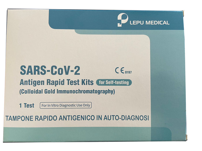 TEST ANTIGENICO RAPIDO COVID-19 AUTODIAGNOSTICO DETERMINAZIONE QUALITATIVA ANTIGENI SARS-COV-2 IN TAMPONI NASALI MEDIANTE IMMUNOCROMATOGRAFIA - Oltrefarma