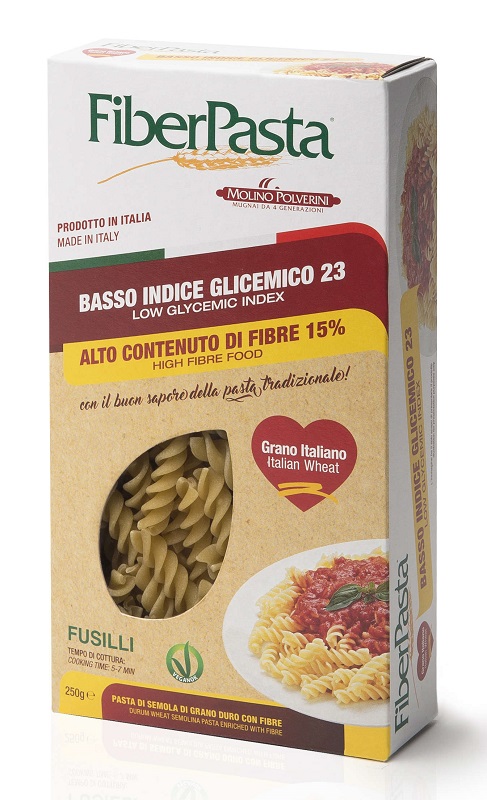 FIBERPASTA FUSILLI BASSO INDICE GLICEMICO 250 G - Antica Farmacia Ferrari