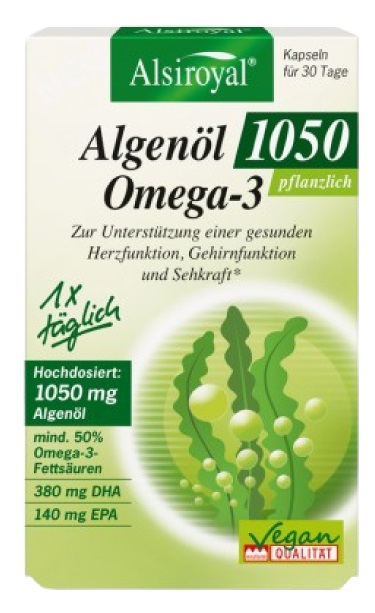 ALSIROYAL ALGENOL OMEGA 3 VEGETALE 30 CAPSULE - Oltrefarma