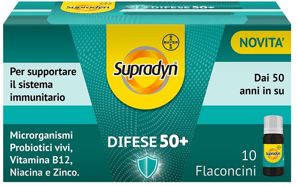 SUPRADYN DIFESE 50+ 10 FLACONCINI 10 ML - Antica Farmacia Ferrari