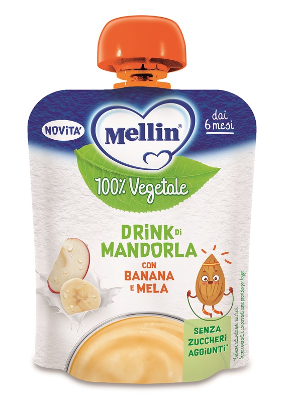 MELLIN POUCH MANDORLA MELA BANANA 90 G - Oltrefarma