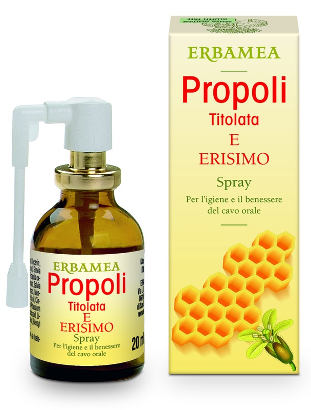 PROPOLI ERISIMO TITOLATA SPRAY 20 ML - Oltrefarma