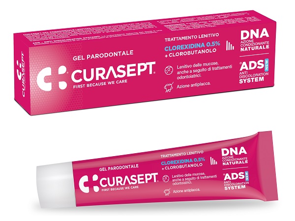 CURASEPT GEL PARODONTALE ADS DNA TRATTAMENTO LENITIVO 30 ML - Antica Farmacia Ferrari