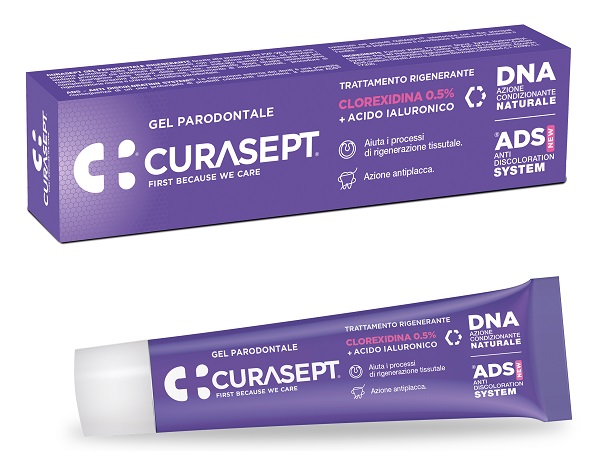 CURASEPT GEL PARODONTALE ADS DNA TRATTAMENTO RIGENERANTE 30 ML - Antica Farmacia Ferrari