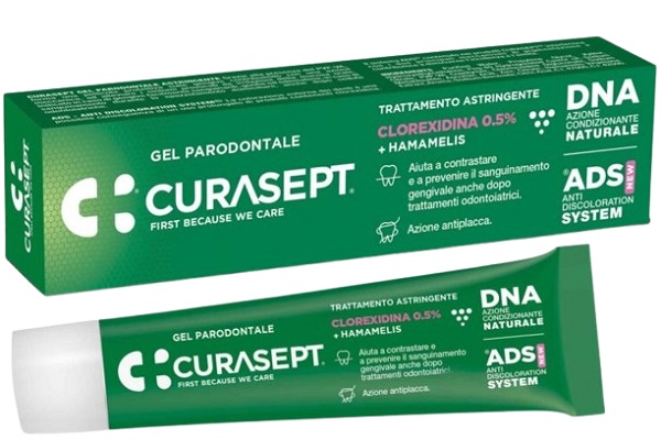 CURASEPT GEL PARODONTALE ADS DNA TRATTAMENTO ASTRINGENTE 30 ML - Antica Farmacia Ferrari