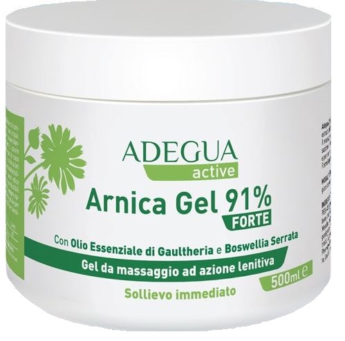 ADEGUA ARNICA PLUS 91% GEL EXTRA FORTE 500 ML - Antica Farmacia Ferrari