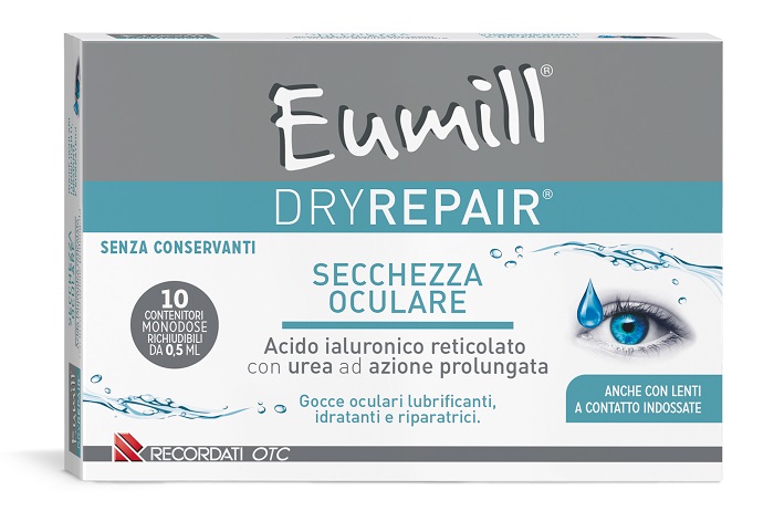EUMILL DRYREPAIR GOCCE OCULARI 10 PEZZI DA 0,5 ML - Antica Farmacia Ferrari