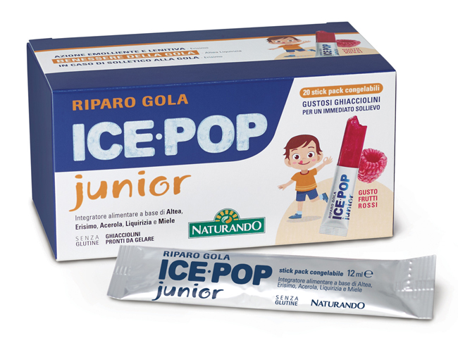 RIPARO GOLA ICE POP JUNIOR 20 STICK PACK - Antica Farmacia Ferrari