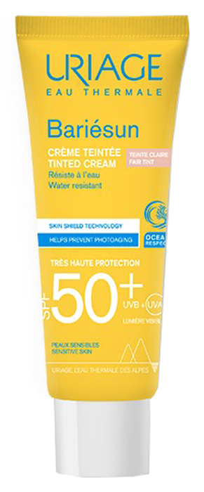 URIAGE EAU THERMALE BARIESUN SPF50+ CREME CLAIRE TEINTEE 50 ML - Oltrefarma