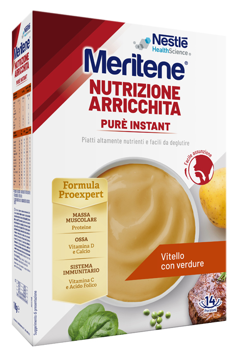 MERITENE PURE' INSTANT VITELLO CON VERDURE 1 KG - Oltrefarma