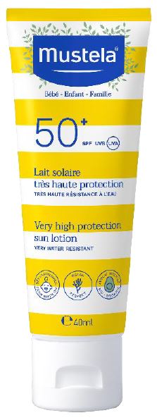 MUSTELA LATTE SOLARE 40 ML - Antica Farmacia Ferrari