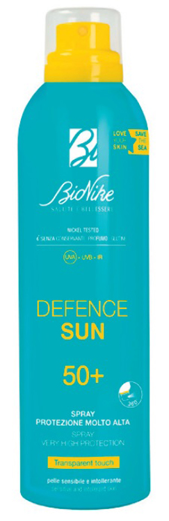 DEFENCE SUN SPRAY TRANSPARENT TOUCH 50+ 200 ML - Antica Farmacia Ferrari