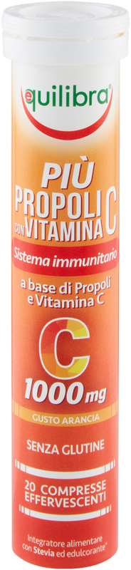 PIU' PROPOLI CON VITAMINA C 20 COMPRESSE - Antica Farmacia Ferrari