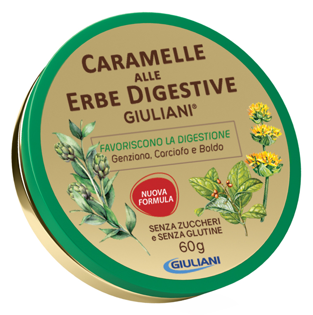 CARAMELLE DIGESTIVE SENZA ZUCCHERO NUOVA FORMULAZIONE 60 G - Antica Farmacia Ferrari