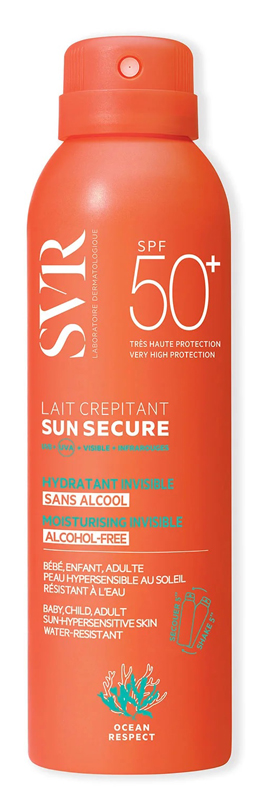 SUN SECURE LAIT CREPITANT SPF50+ 200 ML - Oltrefarma