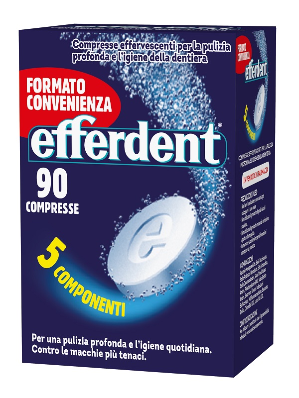 EFFERDENT 90 COMPRESSE EFFERVESCENTI - Antica Farmacia Ferrari