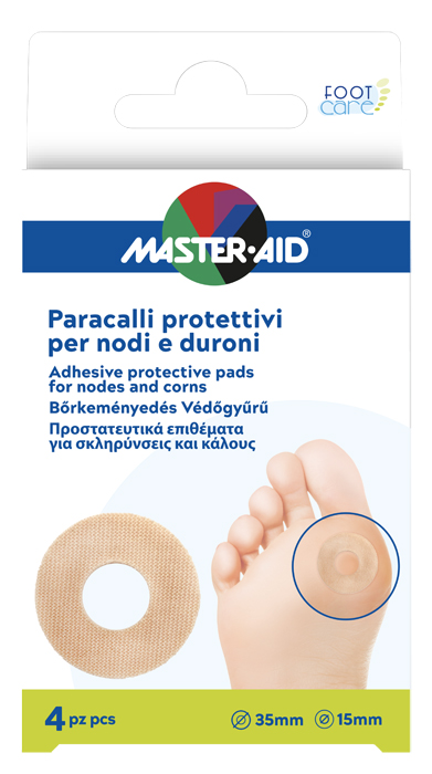 PARACALLI MASTER-AID FOOTCARE NODI E DURONI 4 PEZZI B8 - Oltrefarma