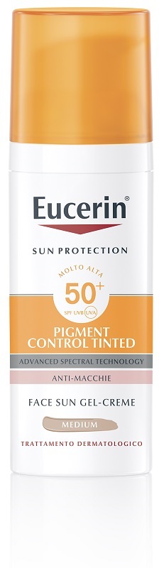 EUCERIN SUN PIGMENT CONTROL TINTED SPF50+ MEDIUM 50 ML - Antica Farmacia Ferrari