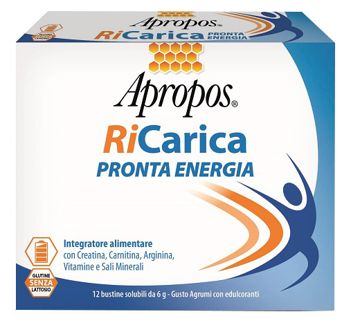 APROPOS RICARICA PRONTA ENERGIA 12 BUSTINE 6 G - Antica Farmacia Ferrari