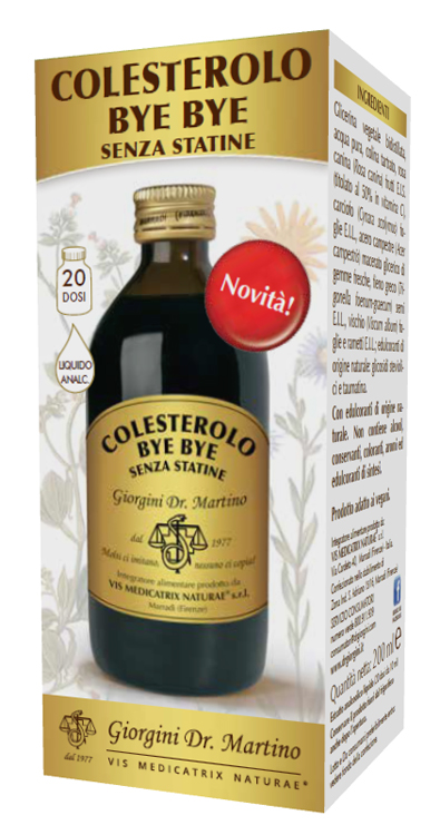 COLESTEROLO BYE BYE SENZA STATINE 200 ML - Antica Farmacia Ferrari