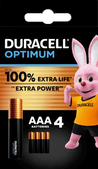 DURACELL OPTIMUM AAA B4 4 PEZZI - Oltrefarma