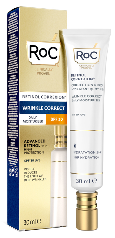 ROC RETINOL CORREXION WRINKLE CORRECT DAILY MOISTURISER SPF30 30 ML - Oltrefarma