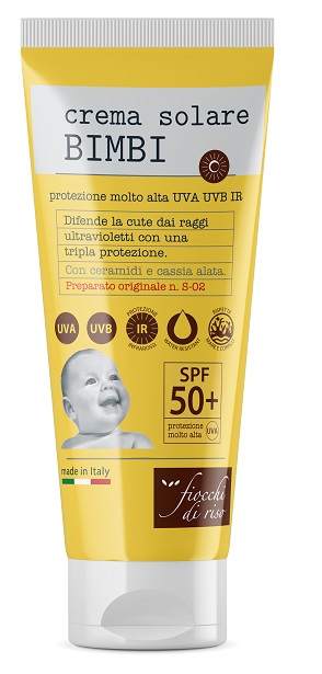 FIOCCHI DI RISO CREMA SOLARE BIMBI 50+ 100 ML - Oltrefarma