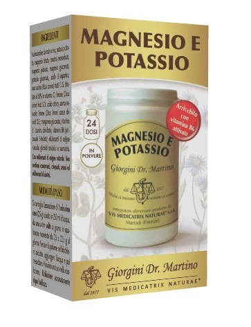 MAGNESIO E POTASSIO POLVERE 180 G - Antica Farmacia Ferrari