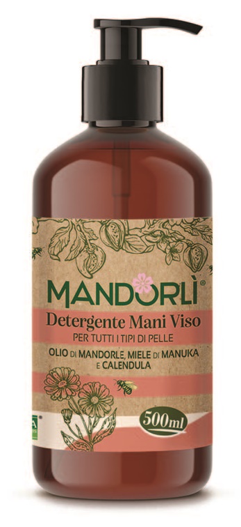 MANDORLI DETERGENTE MANI VISO PER TUTTI I TIPI DI PELLE 500 ML - Antica Farmacia Ferrari