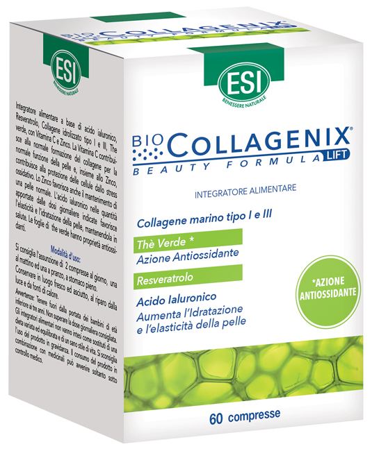 ESI BIOCOLLAGENIX ANTIOSSIDANTE 60 COMPRESSE - Oltrefarma