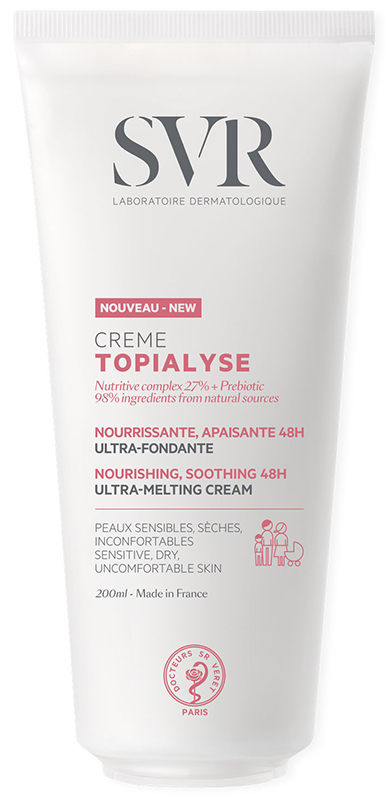 TOPIALYSE CREME NOURISHING SOOTHING 48H ULTRA MELTING PELLE SECCA E SENSIBILE 200 ML - Oltrefarma