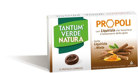 TANTUM VERDE NATURA 15 PASTIGLIE LIQUIRIZIA - Antica Farmacia Ferrari