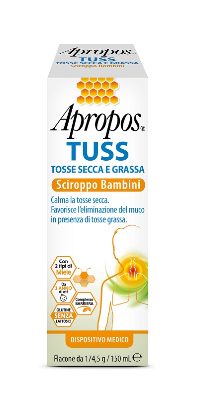 APROPOS TUSS SCIROPPO BAMBINI 150 ML - Oltrefarma