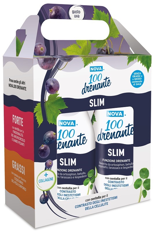 NOVA 100 DRENANTE SLIM UVA BIPACK 2 X 300 ML - Oltrefarma