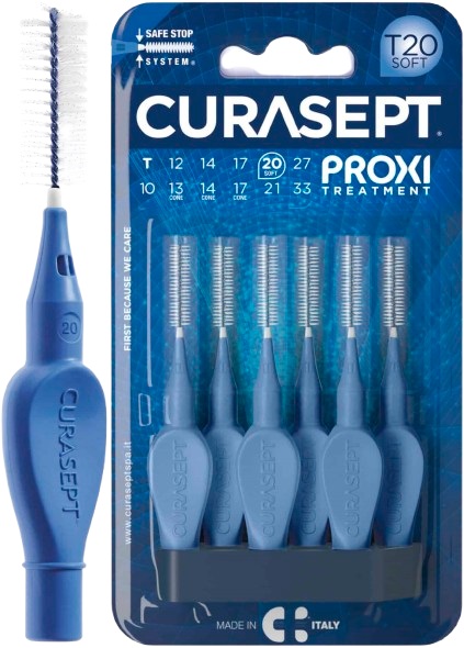 CURASEPT PROXI T20 SOFT BLUE 6 PEZZI - Oltrefarma