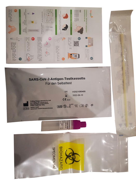TEST ANTIGENICO RAPIDO COVID-19 HOTGEN AUTODIAGNOSTICO DETERMINAZIONE QUALITATIVA ANTIGENI SARS-COV-2 IN TAMPONI NASALI MEDIANTE IMMUNOCROMATOGRAFIA - Antica Farmacia Ferrari