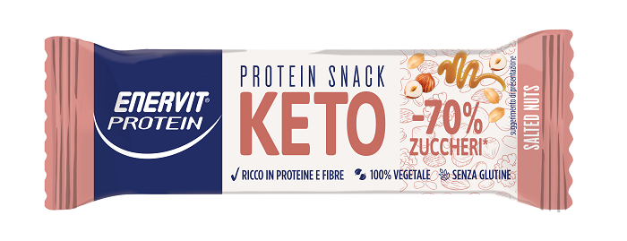 ENERVIT PROTEIN KETO SNACK SALTED NUTS 35 G - Antica Farmacia Ferrari