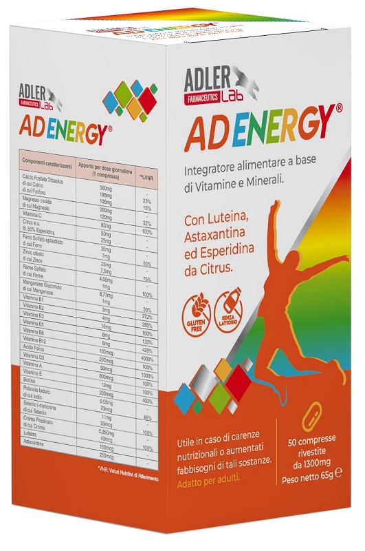 ADENERGY 50 COMPRESSE - Oltrefarma