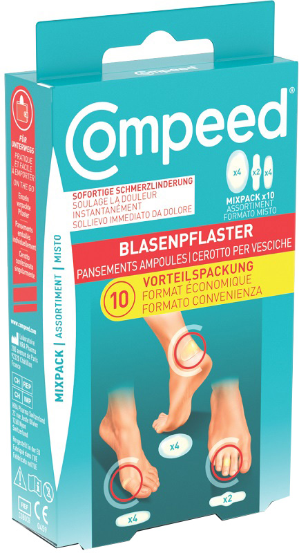 CEROTTI COMPEED PER VESCICHE MISTO BOX 10 PEZZI - Oltrefarma