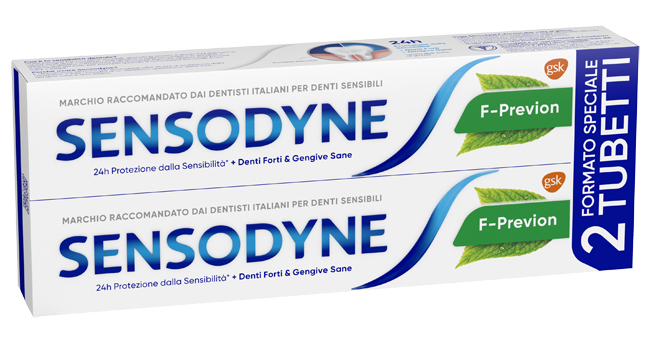 SENSODYNE F PREVION 2 X 75 ML - Oltrefarma