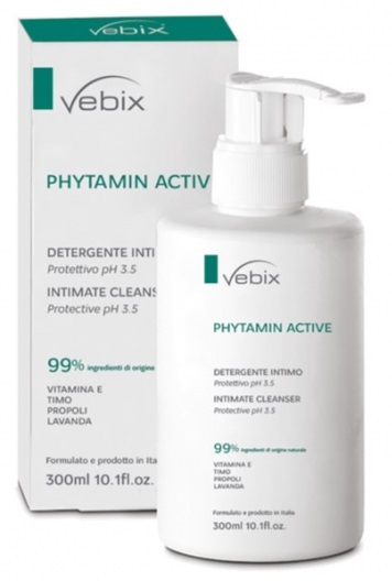 VEBIX PHYTAMIN E DETERGENTE INTIMO PROTETTIVO PH 3,5 300 ML - Antica Farmacia Ferrari