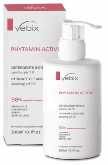 VEBIX PHYTAMIN E DETERGENTE INTIMO LENITIVO PH 7,0 300 ML - Antica Farmacia Ferrari