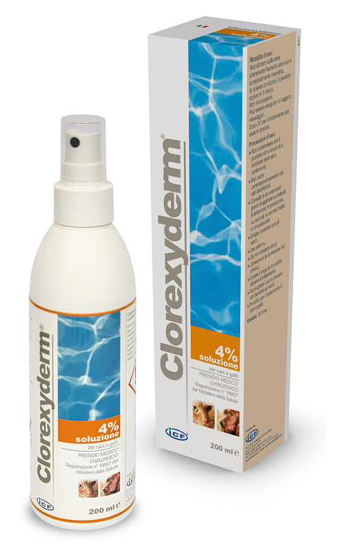 CLOREXYDERM SOLUZIONE 4% 200 ML - Oltrefarma