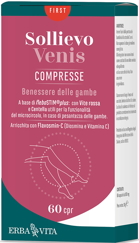SOLLIEVO VENIS 60 COMPRESSE - Oltrefarma