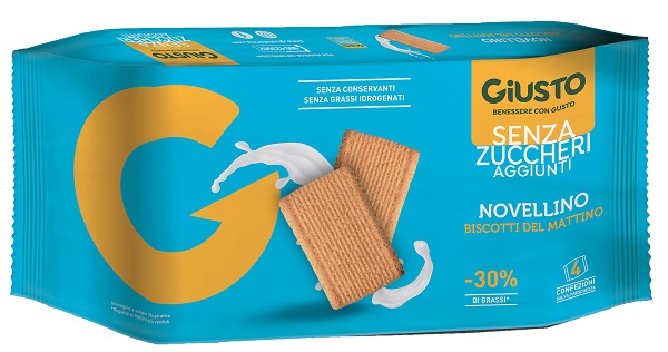 GIUSTO SENZA ZUCCHERO BISCOTTI MATTINO 350 G - Oltrefarma